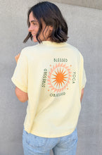 Laden Sie das Bild in den Galerie-Viewer, yoga shirt omlala fair fashion stressed blessed yoga osessed