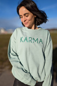 karma baby yoga sweater oversized