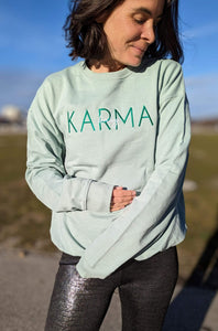 karma sweatshirt pulli omlala oversized yoga