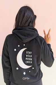 omlala moon child hoodie nachhaltig fair sweatshirt yoga